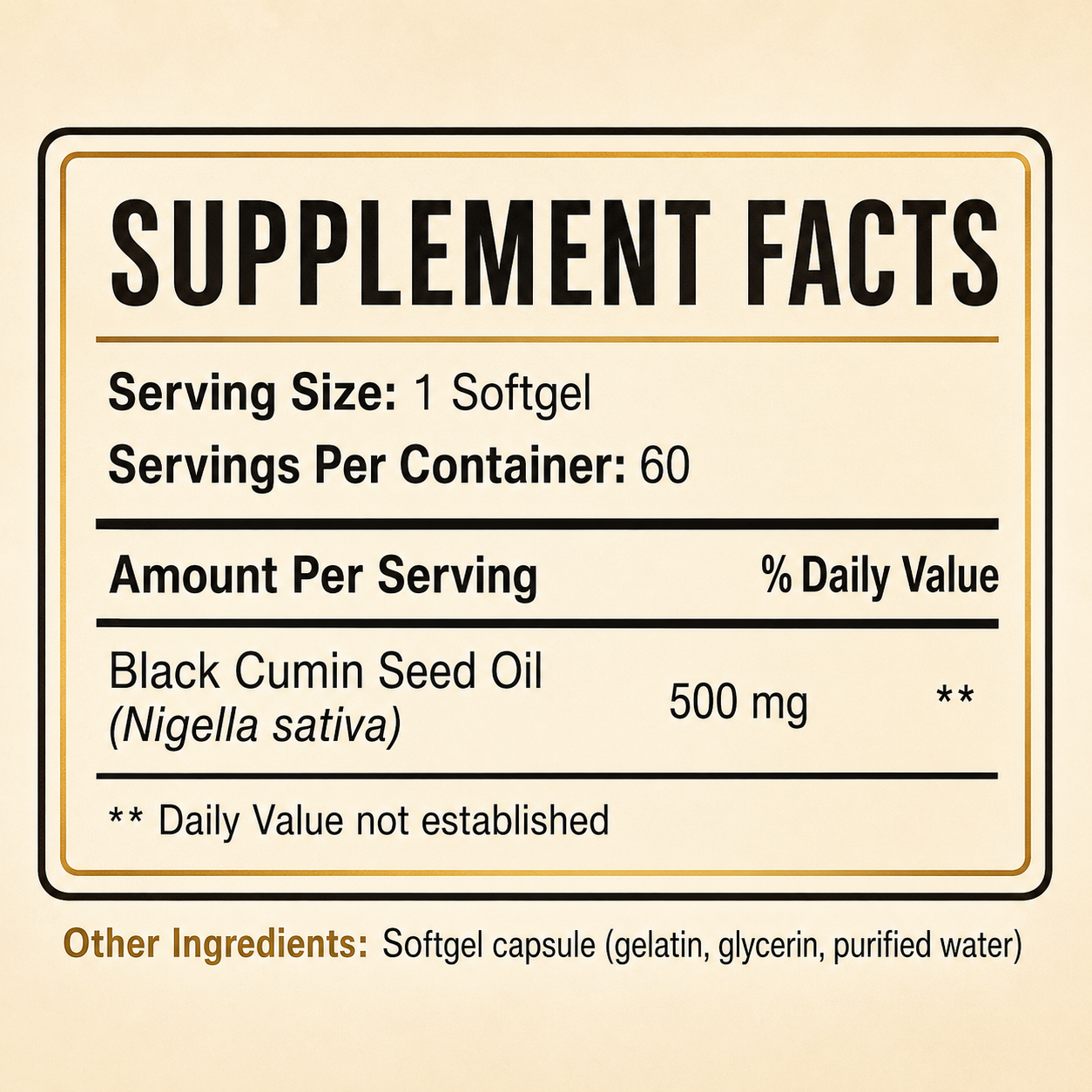 Women's Balance - Black Seed Oil